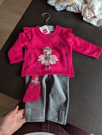 Ensemble fille 6 mois