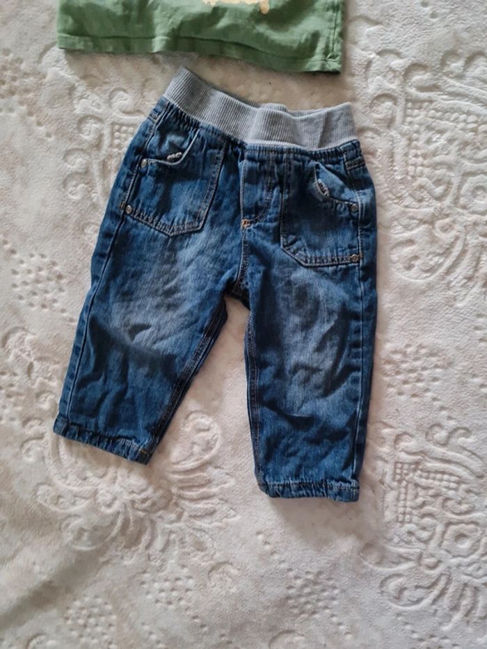 Ensemble jeans léger et tee shirt manche longue - photo numéro 2