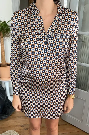 Robe à motifs Zara