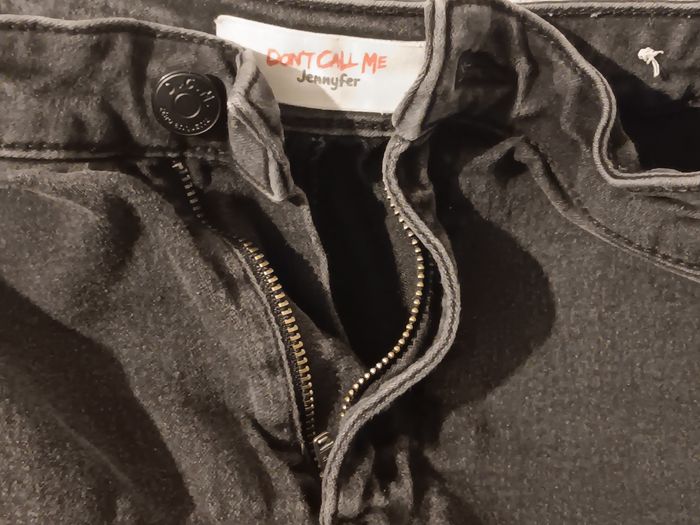 Jean don't call me jennyfer skinny ou slim taille haute de taille 38 - photo numéro 5