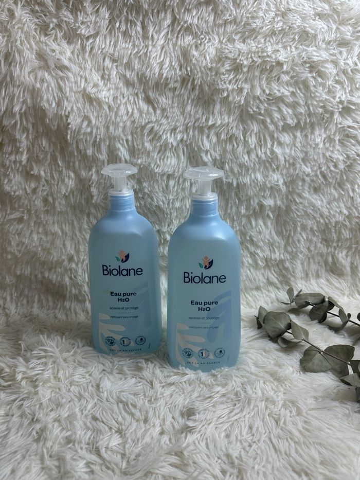 Lot de 2 eaux nettoyantes Biolane