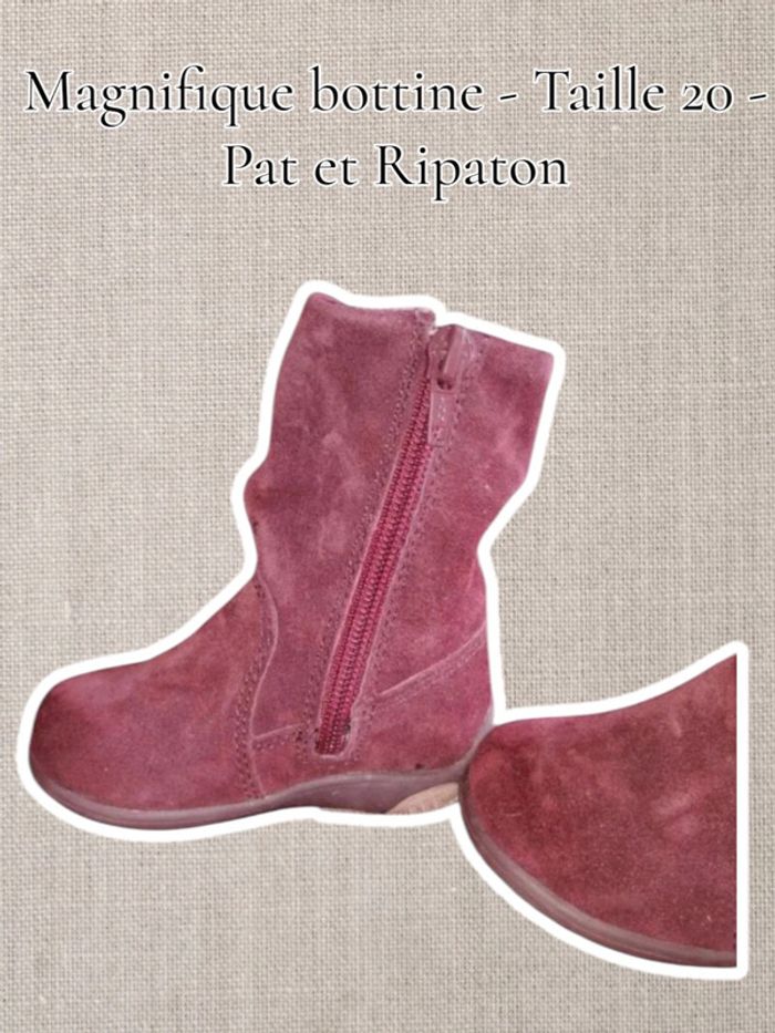 Magnifique bottine - Taille 20 - Pat et Ripaton - photo numéro 9
