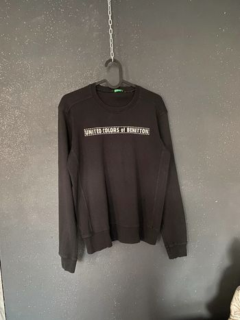 Sweat fin vintage 100% coton Benetton