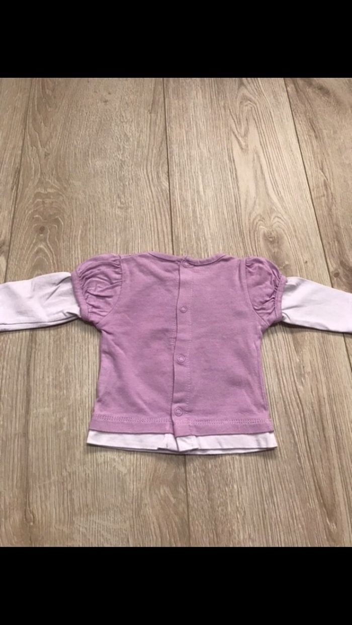 Tee-shirt manches longues 1 mois - photo numéro 2