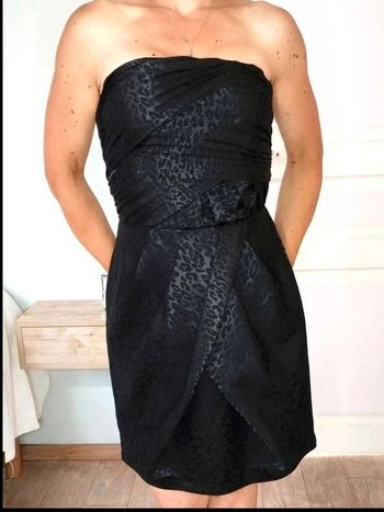 Robe bustier  léopard  - Morgan  -  36=34  actuel  -  Neuf Etiquette