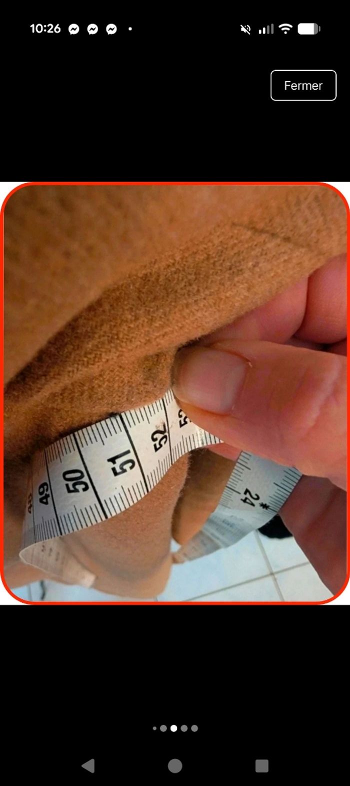 Superbe Manteau Droit Camel de la marque VILA Clothes - photo numéro 9