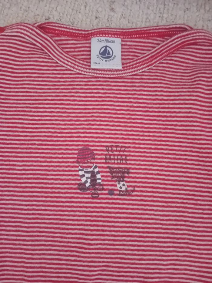 T shirt Manche longue 2 ans Petit Bateau - photo numéro 2