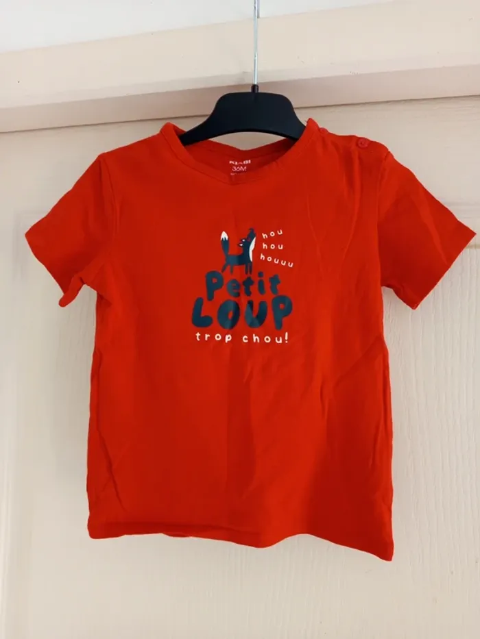Lot 2 t-shirts 3 ans - photo numéro 2