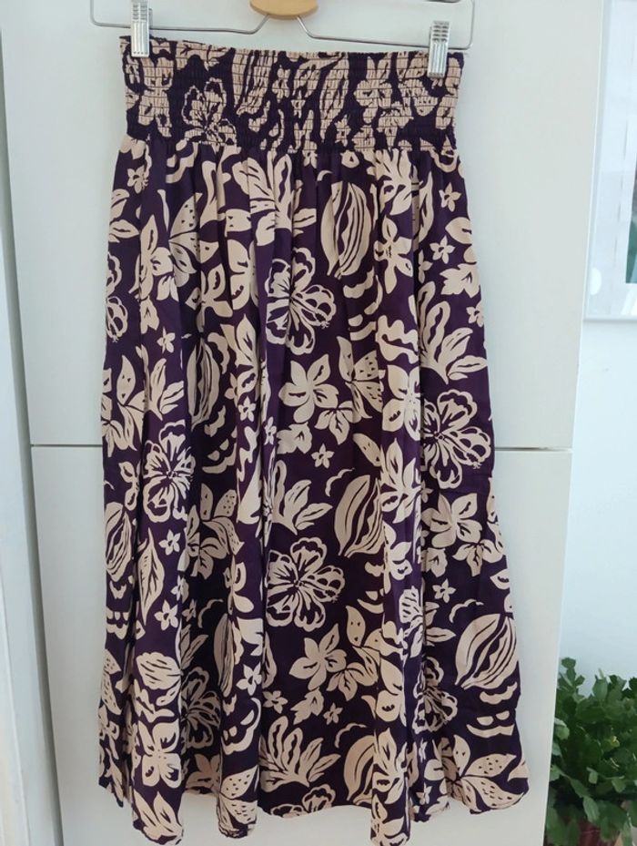 Jupe midi creative handicrafts x monoprix taille XS - photo numéro 7