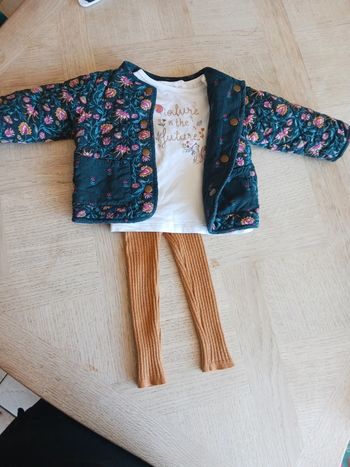 Ensemble fille 2 ans little cigogne