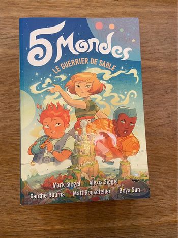 5 mondes tome 1 Le guerrier de sable neuf Éditions Gallimard