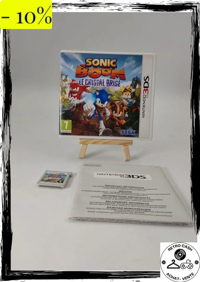 Sonic Boom Le Cristal Brisé  / 3ds complet