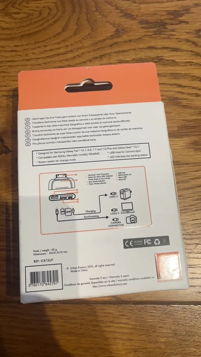 Kit de connexion pour galaxy tab - photo numéro 2