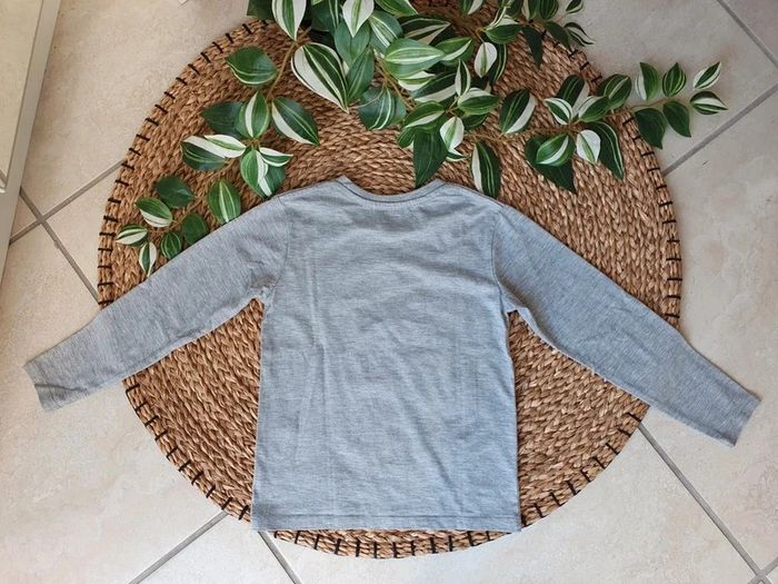 Lot de 2 tee-shirts sous-pulls manches longues fille 5-6 ans - photo numéro 6