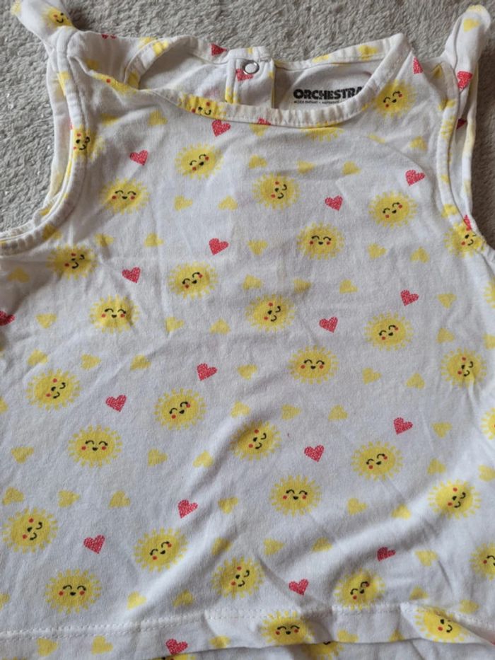 Tee-shirt 9 mois sans manche - photo numéro 2