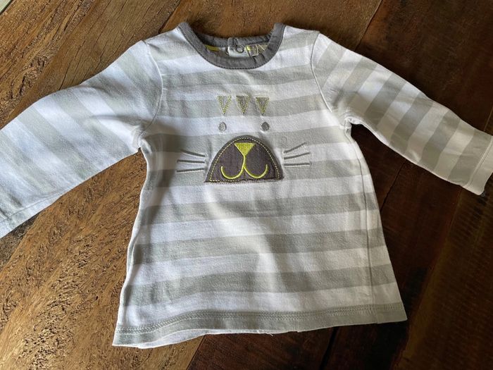 T-shirt ML Orchestra 3 mois garçon - photo numéro 3