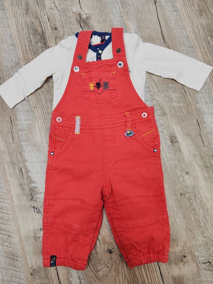 Lot salopettes bébé garçon 6 mois - photo numéro 2