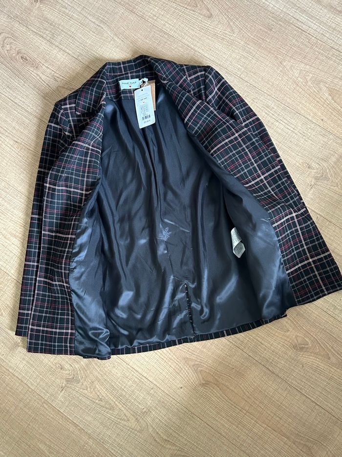 Veste à carreaux neuve Naf Naf taille 38 (valeur 90€) - photo numéro 8