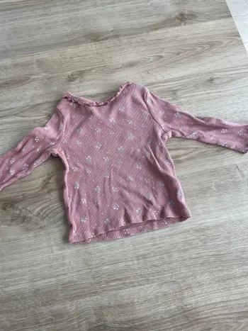 T shirt manche longue fleuri