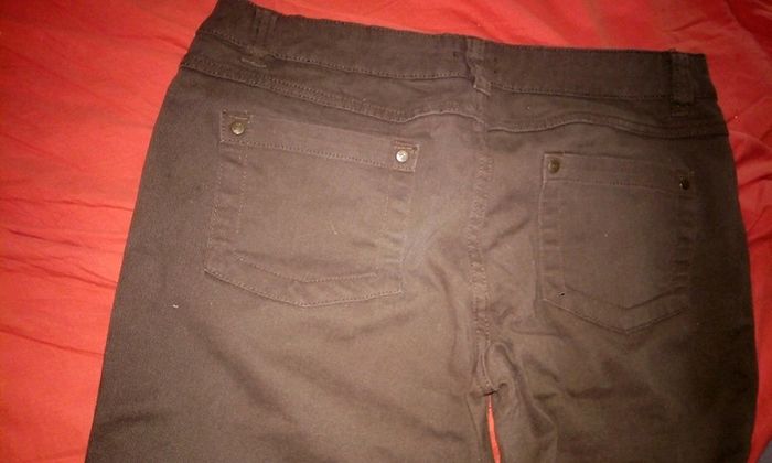 Pantalon/jean neuf Pimkie basic marron - photo numéro 3