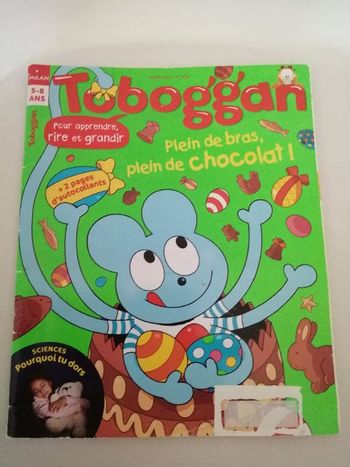 Toboggan : pleins de bras pleins de chocolat