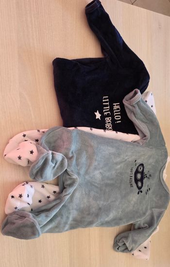 Pyjamas hiver 3mois 60cm