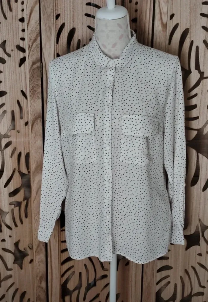 Chemise imprimée Taille 42 Camaïeu - photo numéro 2