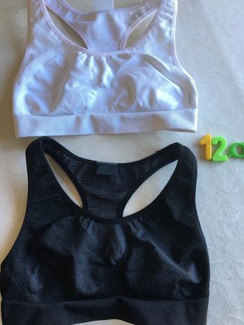 Lot de 2 Brassières sport XS