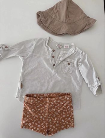 Ensemble zara short bain bébé
