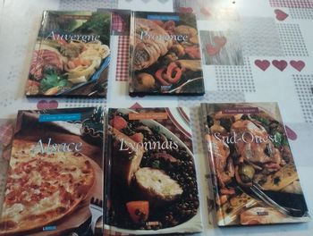 Lot de 5 livres de cuisine