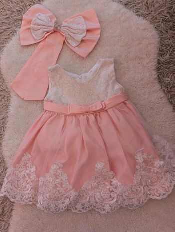 Robe cérémonie 18 mois rose