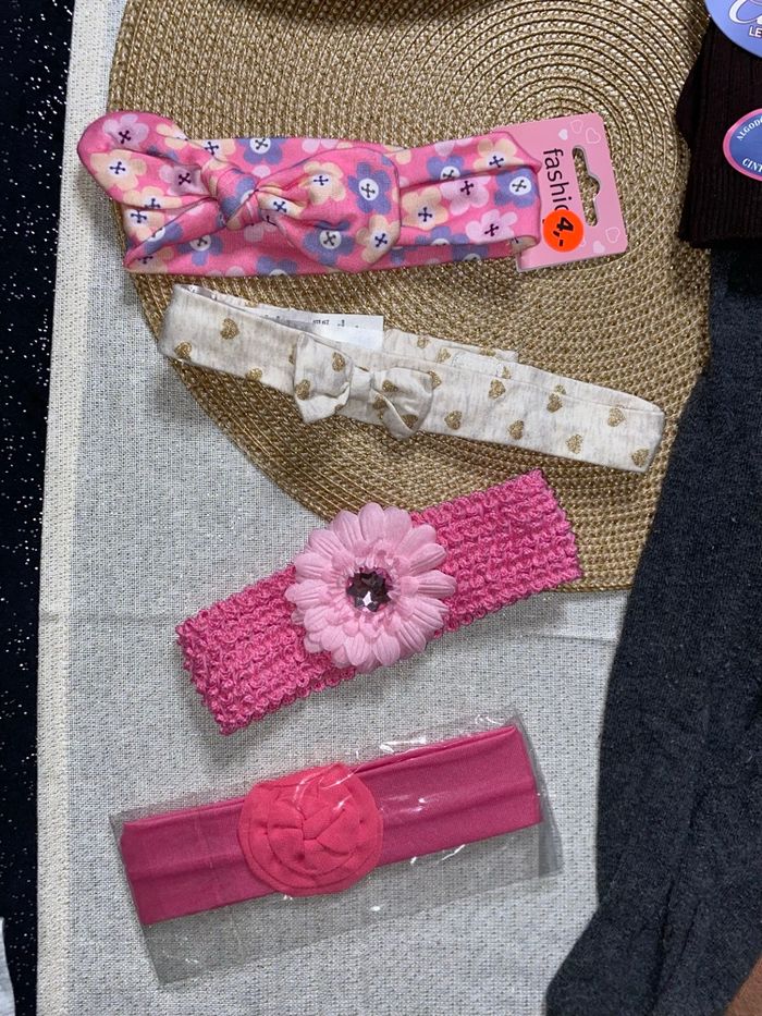 Lot bandeaux et collants 6 mois - photo numéro 5