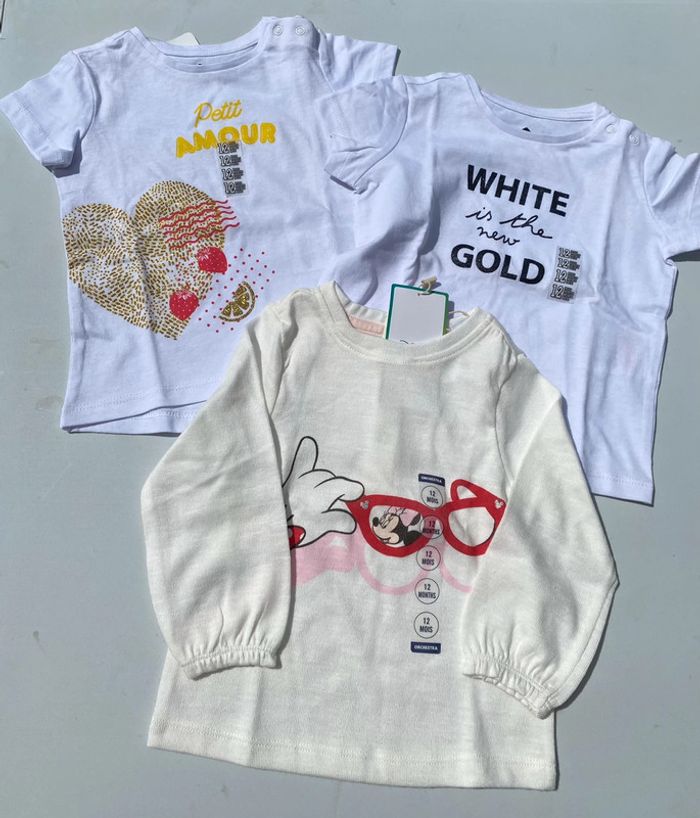 Lot tee-shirts fille Z