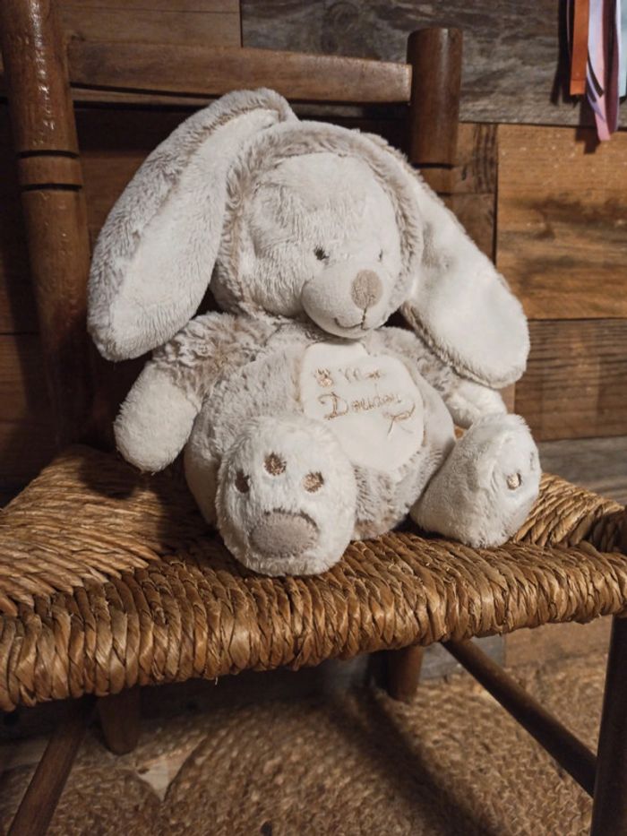 Doudou ours déguisé lapin nicotoy tbe - photo numéro 7