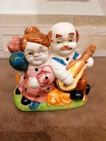 Tirelire papi et mamie