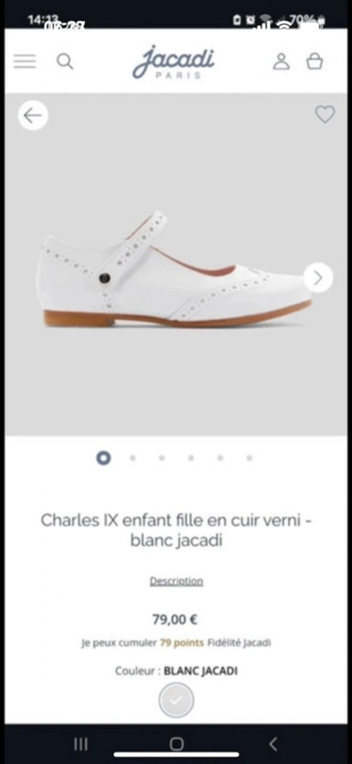 Chaussure Charles IX Jacadi pointure 29 - photo numéro 8