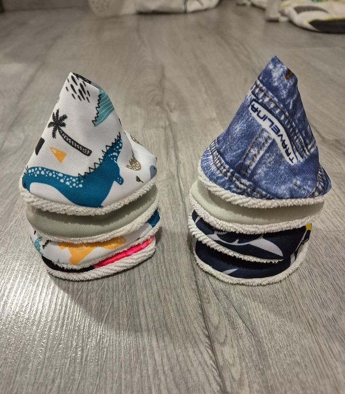 Tipis pipi/ pare pipi bébé garçon- Lot de 8