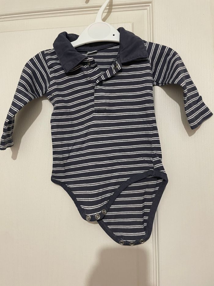 Lot bébé garçons body et chemise taille 3 mois - photo numéro 3
