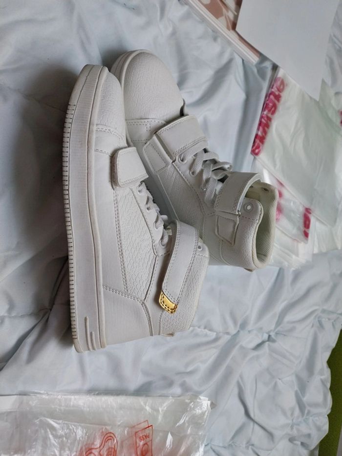 Chaussures blanches femme 38 gemo - photo numéro 2