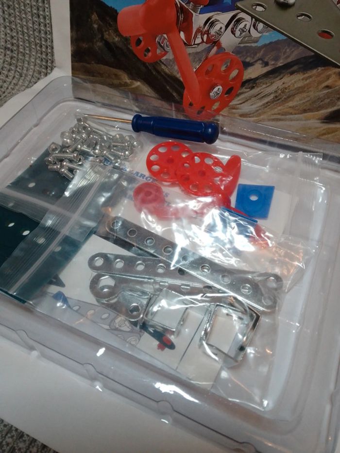 Kit de construction en métal "Avion" - photo numéro 3