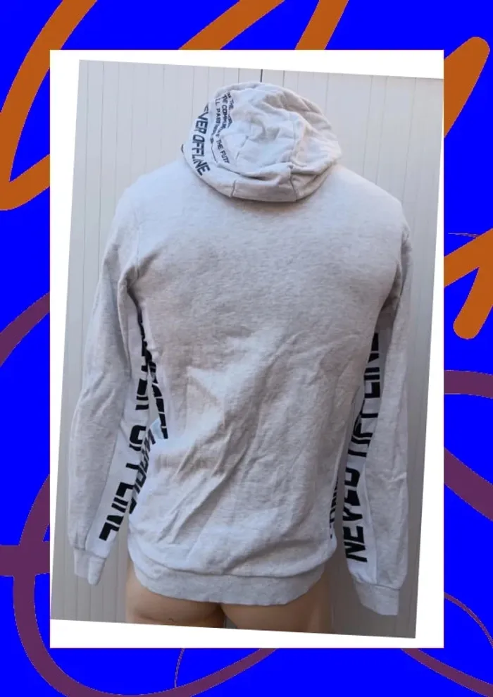 Sweat zippé à capuche 16 ans/S Kiabi - photo numéro 7