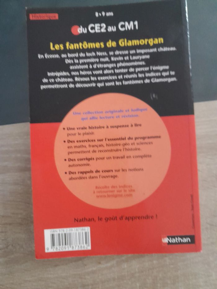 livre pour réviser du CE2 au CM1 - les fantômes de Glamorgan - photo numéro 4