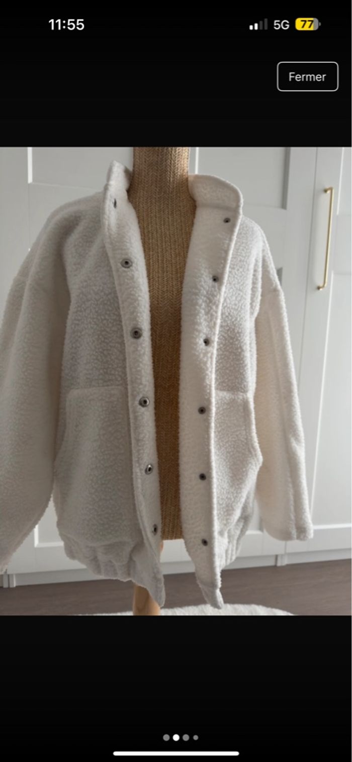 Veste polaire blanc - photo numéro 2