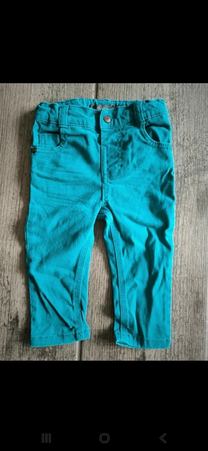 Pantalon turquoise - photo numéro 2