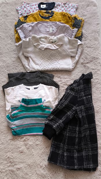 Lot bébé fille – 2-3 ans – Automne/Hiver – 8 pièces