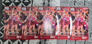 One Piece EB-03 Héroïnes Lot de 5 Boosters sous Blisters