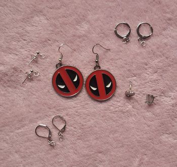 Boucles d'oreilles DeadPool Marvel Disney