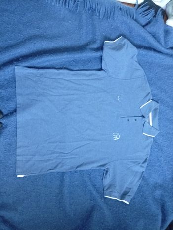 Polo homme bleu fédération Française de football américain Wesley taille L