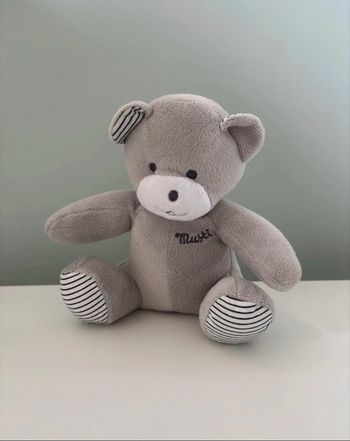 Peluche Musti de Mustela - environ 18 cm - Très bon état