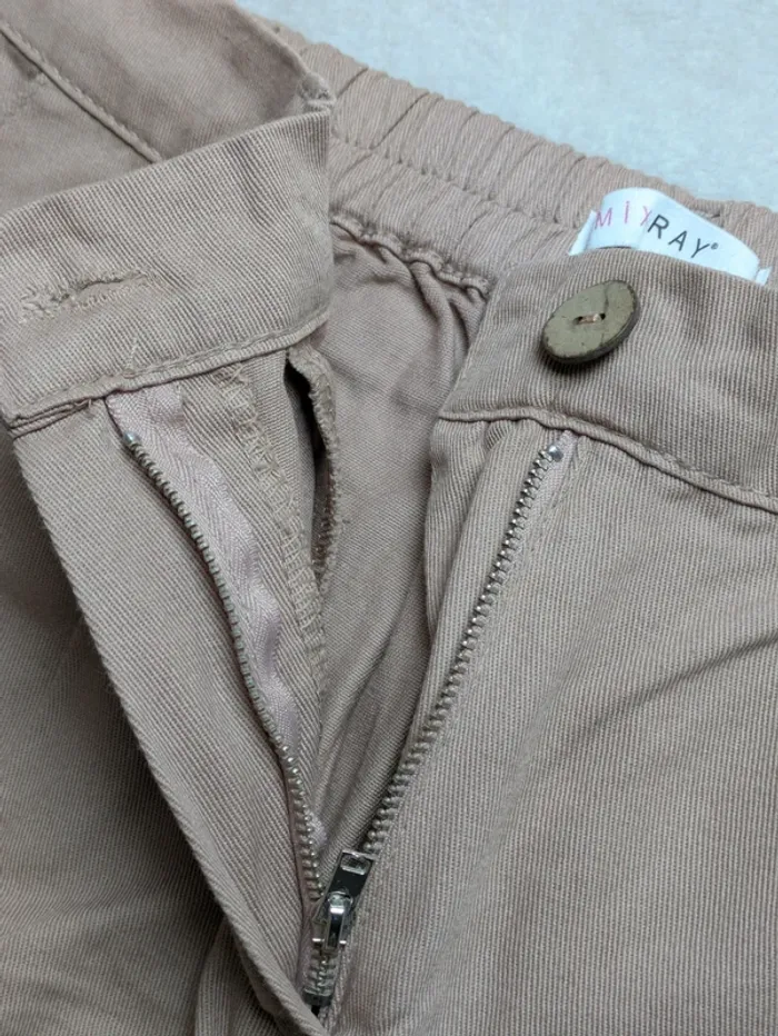Pantalon beige taille L - photo numéro 4